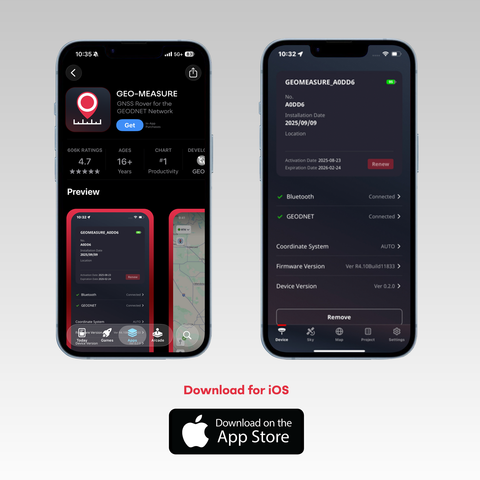 GEO‑MEASURE: Handheld GNSS RTK Receiver