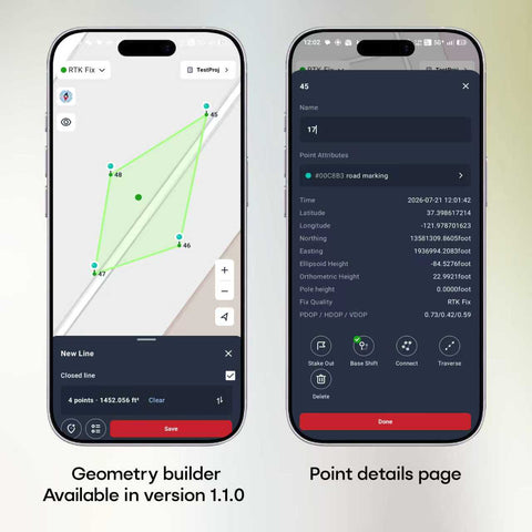 GEO‑MEASURE: Handheld GNSS RTK Receiver