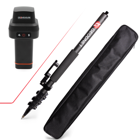 GEO-MEASURE Handheld RTK Receiver & Carbon Fiber Survey Pole Kit